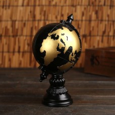 Classic Desktop Globe Ornaments Resin Decorations World Map World Globe for Home 191557970288  173469367547